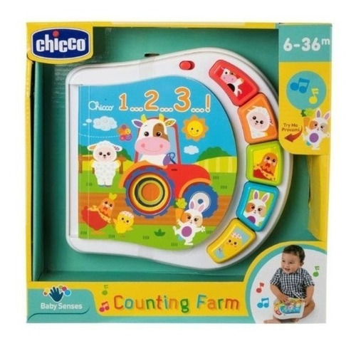 Chicco Libro Parlanchin Granja Interactivo Counting Farm