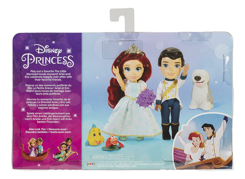 Disney Princess Ariel Doll Petite Juego De Regalo De Boda