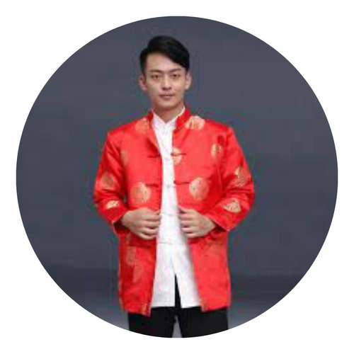 Camisa De Fiesta Tradicional China Traje Tang Para Hombre