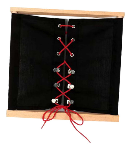 Montessori Toys Busy Board Aprender A Vestirse, Cordones
