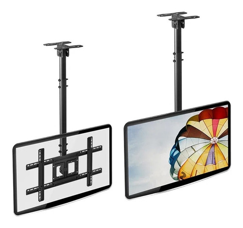 Imagem 3 de 3 de Suporte ELG A05V6 de teto para TV/Monitor de 32" até 75" preto
