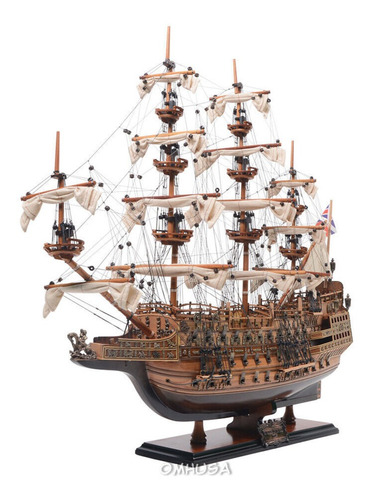 Hms Sovereign Of The Seas 1637 Wooden Tall Ship Model 29 Ccj