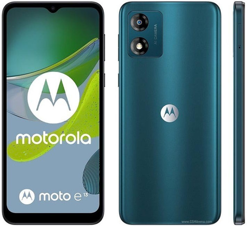 Imagen 4 de 6 de Celular Motorola Moto E13 Dual Sim 64gb 2gb Ram Verde Nuevo Desbloqueado