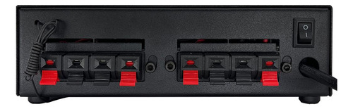 Kit Amplificador 120w Som Ambiente + 6 Caixas Embutir Teto
