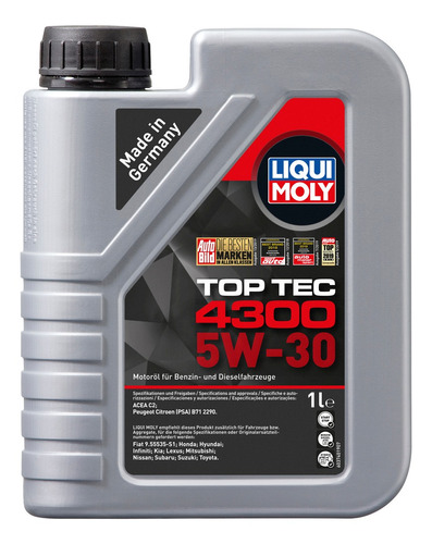 Toptec 1lt 5w30 Aceite Sintetico P/motores A Gasolina/diesel