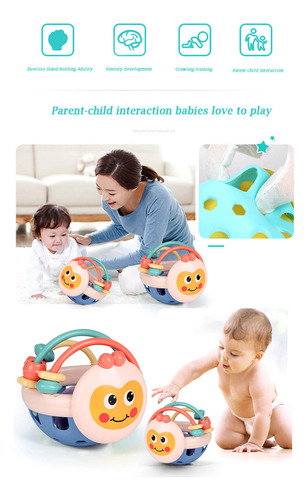 Pelota De Cascabeles Z Soft Para Bebés Con Forma De Mano De