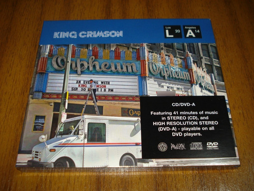 Cd+dvd King Crimson / Live At The Orpheum (nuevo Y Sellado)