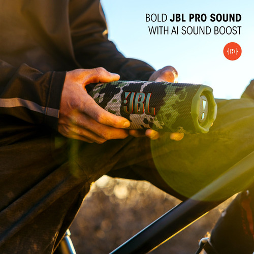 Bocina Portátil Jbl Flip 7 Bluetooth Resistente Al Agua Blan