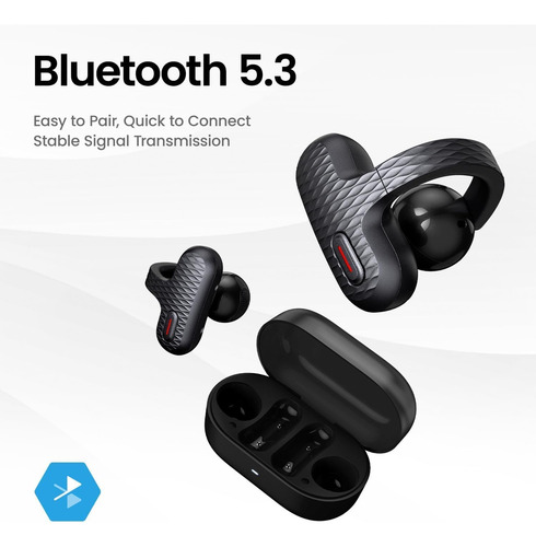 Amazfit Up Bluetooth Headphones Ai Noise Reduction Earphone Preto