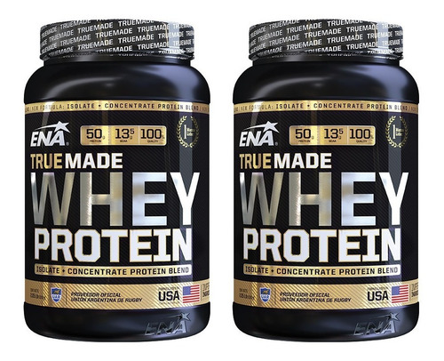 True Made Whey Protein 2 Lb 2x1 Ena Aislada Concentrada