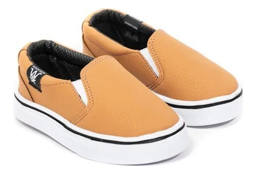 Panchas Para Bebes Camel Eco Cuero Talles Del 17 Al 26