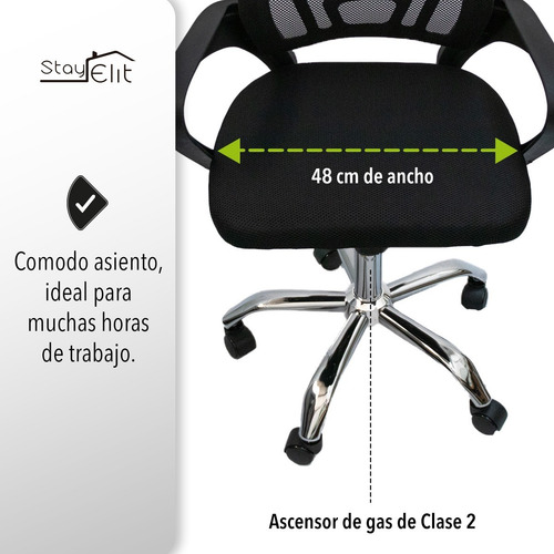 Imagen 7 de 8 de Silla Ejecutiva Oficina Ergonomica Sillón Para Escritorio