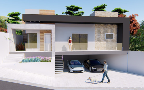 Imagem 1 de 8 de Planta De Casa 3 Quartos - Projeto Completo+aprovação Ea-149