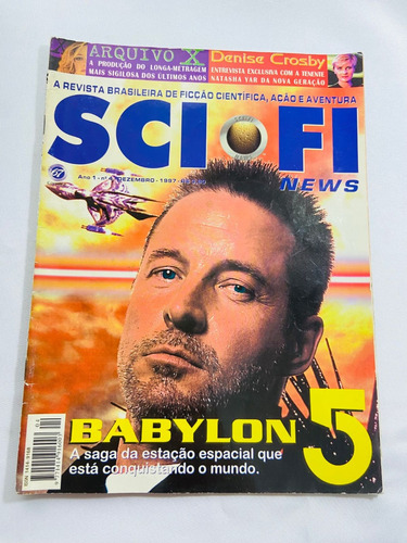 Revista Sci-fi News Nº 4 Babylon 5 Pôster Spaw - Usada