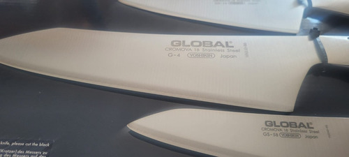 Imagen 5 de 8 de Set 3 Cuchillos Global Japon Profesional Vlc // Ferrenet