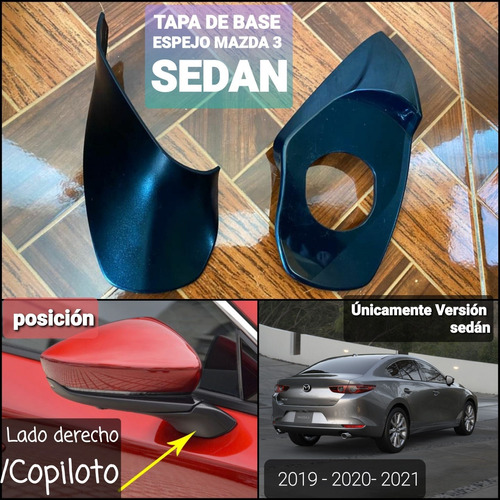 Tapa De Base De Espejo Mazda 3 Sedan 2019 2020 2021 Copiloto