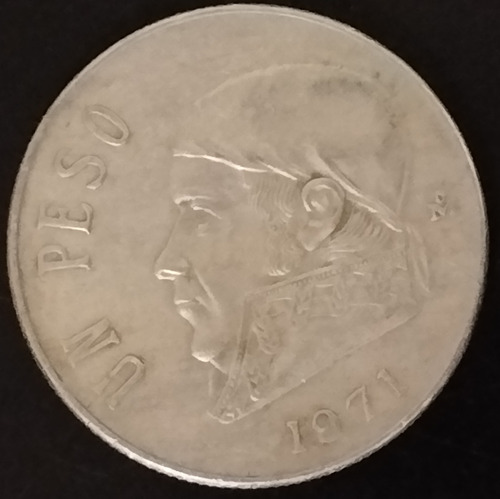 Monedas Antiguas De Colección De 1 Peso Mexicano Años 1971