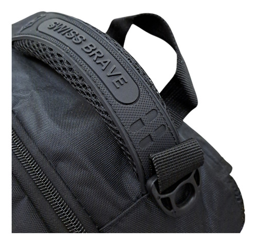 Mochila Backpack Uso Rudo Para Viaje Con Mecanismo Antirrobo Para Laptop 15.6 Pulgadas Con Usb Mochila Escolar Impermeable Deportiva Negro