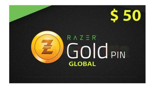 Razer Gold Giftcard Código Original Global 50 Dólares