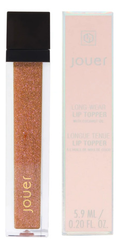 Jouer Decoración De Labios De Larga Duración, Brillo De L. Color Oro Rosa