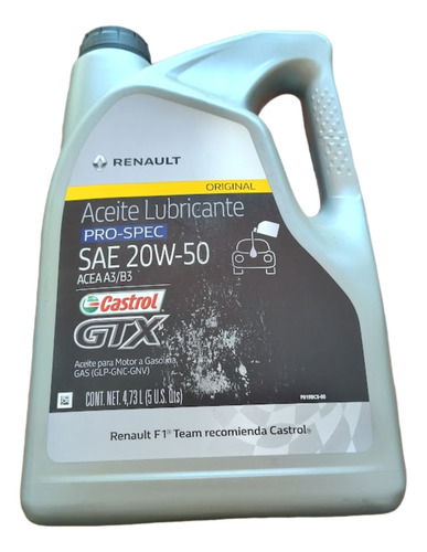 Aceite Castrol 20w50 (5 Litros) 