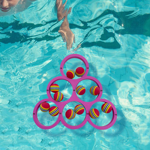 Juego De Lanzamiento De Piscina, Juego De Piscina, Rosa Roja