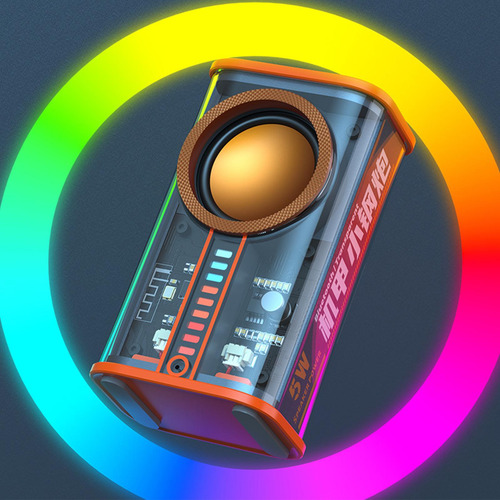 Altavoz Inalámbrico Portátil Soporte Rgb De 3 Modos,