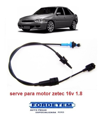 Cabo Acelerador Ford Escort Zetec 1.8 16v 98/02