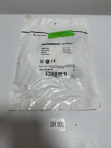New Allen Bradley 42kl-f2lbs-f4 Ser. B Minisight Pho Jjg