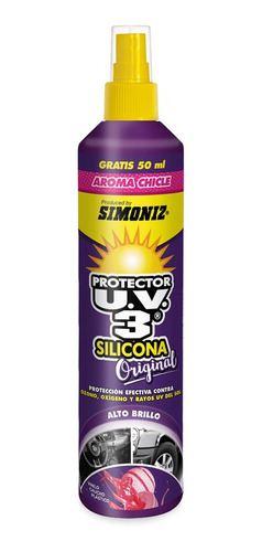 Silicona Con Protector Uv3 Aroma Chicle De 350 Ml. Simoniz