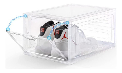 Caja Organizadora De Zapatos Plástico Transparente