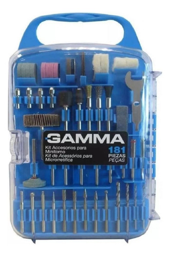 Kit Accesorios Para Minitorno Gamma 181 Piezas G19508