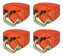 Comprar 4 Cinta Fita Amarrar Carga 5 Toneladas 50mm 9 Metros Garra no Mercado Livre