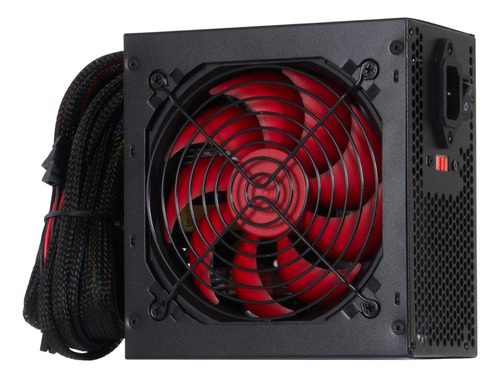 Fonte Gamer Atx Fortrek Crusader 500w Conector P8 4+4 Pinos