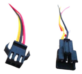 2,5 Mm Sm 3-pin Conector Hembra Macho Enchufe Con Cable X 20