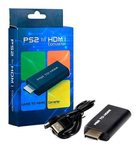 Adaptador Conversor Playstation 2 Ps2 A Hdmi C/audio -mg-