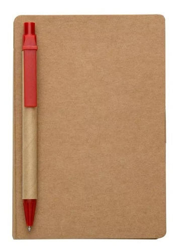 Imagem 5 de 5 de Kit 15 Unid.bloco De Anotações Ecológico + Caneta