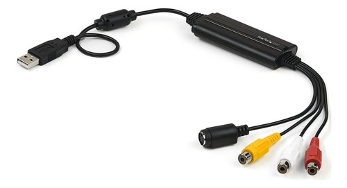 Startech.com Adaptador De Captura De Video Usb - Video Compuesto/s-video A Usb 2.0 Compatible Con Twain - Análogo A Digital (svid2usb232)