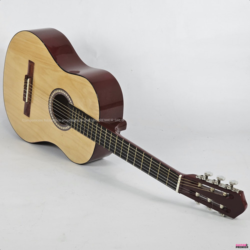 Guitarra Electro Acustica Criolla Funda Pua Colores Color Madera ll Material del diapasón Madera Orientación de la mano Zurdo