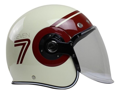 Casco Smk Jet Abierto 3/4 Vintage El Dorado Certificado Ece 