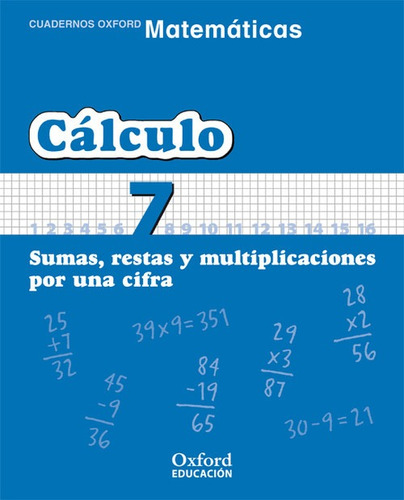 Libro Matemáticas 1º Primaria Cuadernos De Cálculo 7