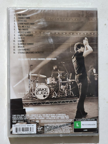 Dvd - Jake Bugg - Live At The Royal Albert Hall - Lacrado