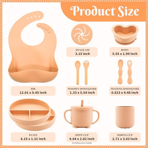 Set De Alimentación De Silicón Para Bebés Suministros Para D