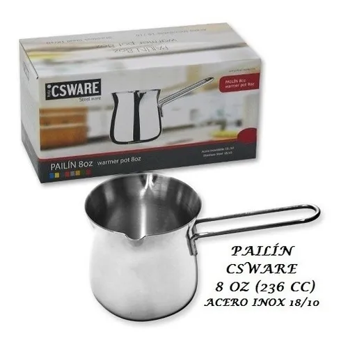 Olla Pailín Acero Inox 8 Oz.