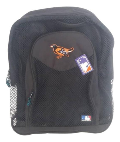 Bolso Morral De Malla Liceo Colegio Mlb Orioles 37x10x48cm