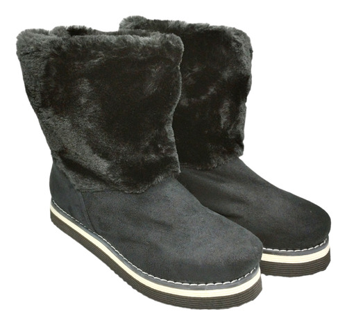 Pantubotas Mujer Invierno Moda Botas Peluche Corderito