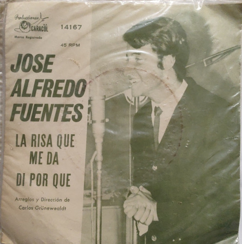 Vinilo Single De José Alfredo Fuentes La Risa Que Me Da(w5