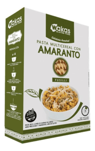 Pasta Multiceral Amaranto Wakas 250 G