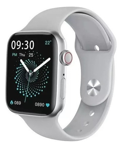 Reloj Inteligente Smartwatch Hw22 Pro Bluetooth Android Ios Color de la caja Blanco Color de la malla Blanco Color del bisel Blanco plateado Diseño de la malla Silicona