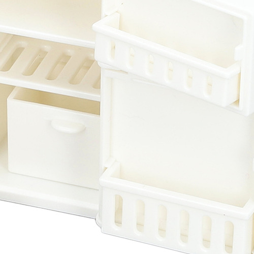 Frigorífico Dollhouse Modelo 1:18 Dibujos Animados De Refrig